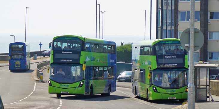 Brighton & Hove Wright Streetdeck Coaster 932, 935 & 929